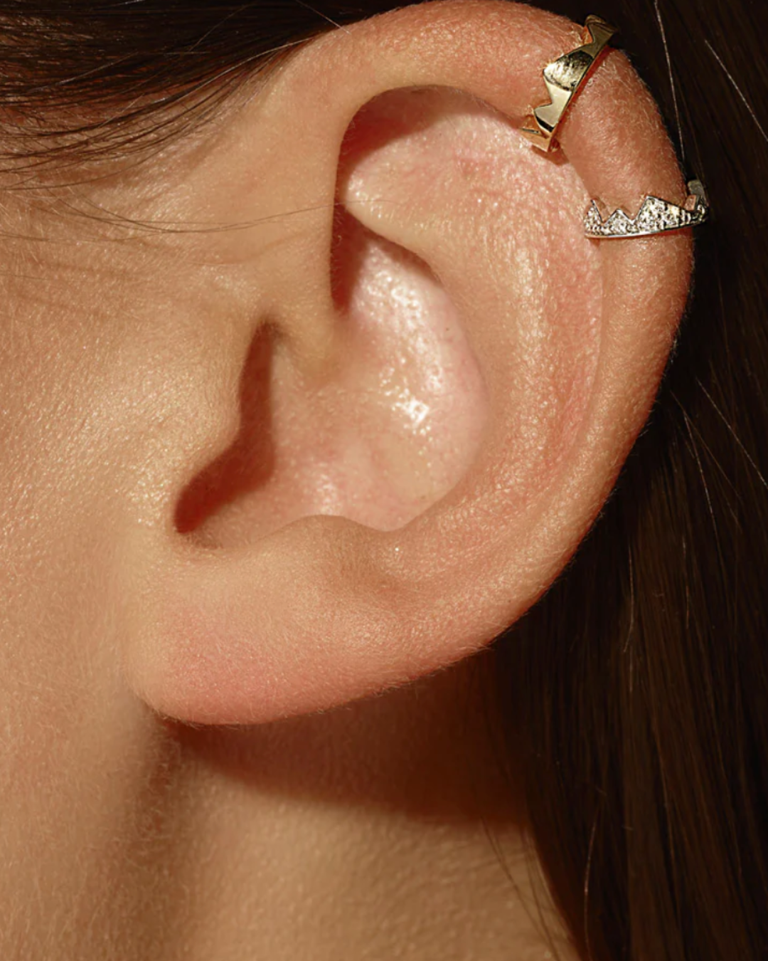 Akillis-Boucle d'oreille Gauche Capture Light Or rose