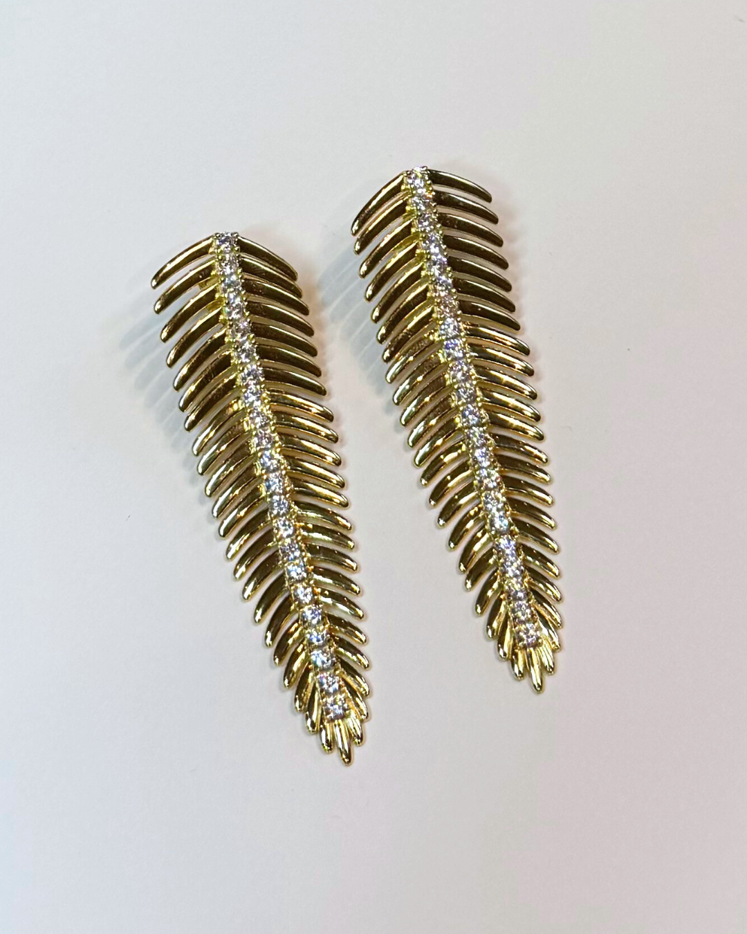 Axelle Delhaye - Boucles d'oreilles plumes