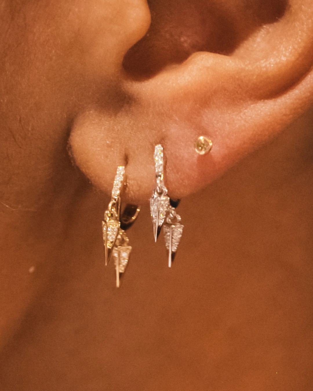The Wild-Mini Stone Yellow Sapphire Piercing