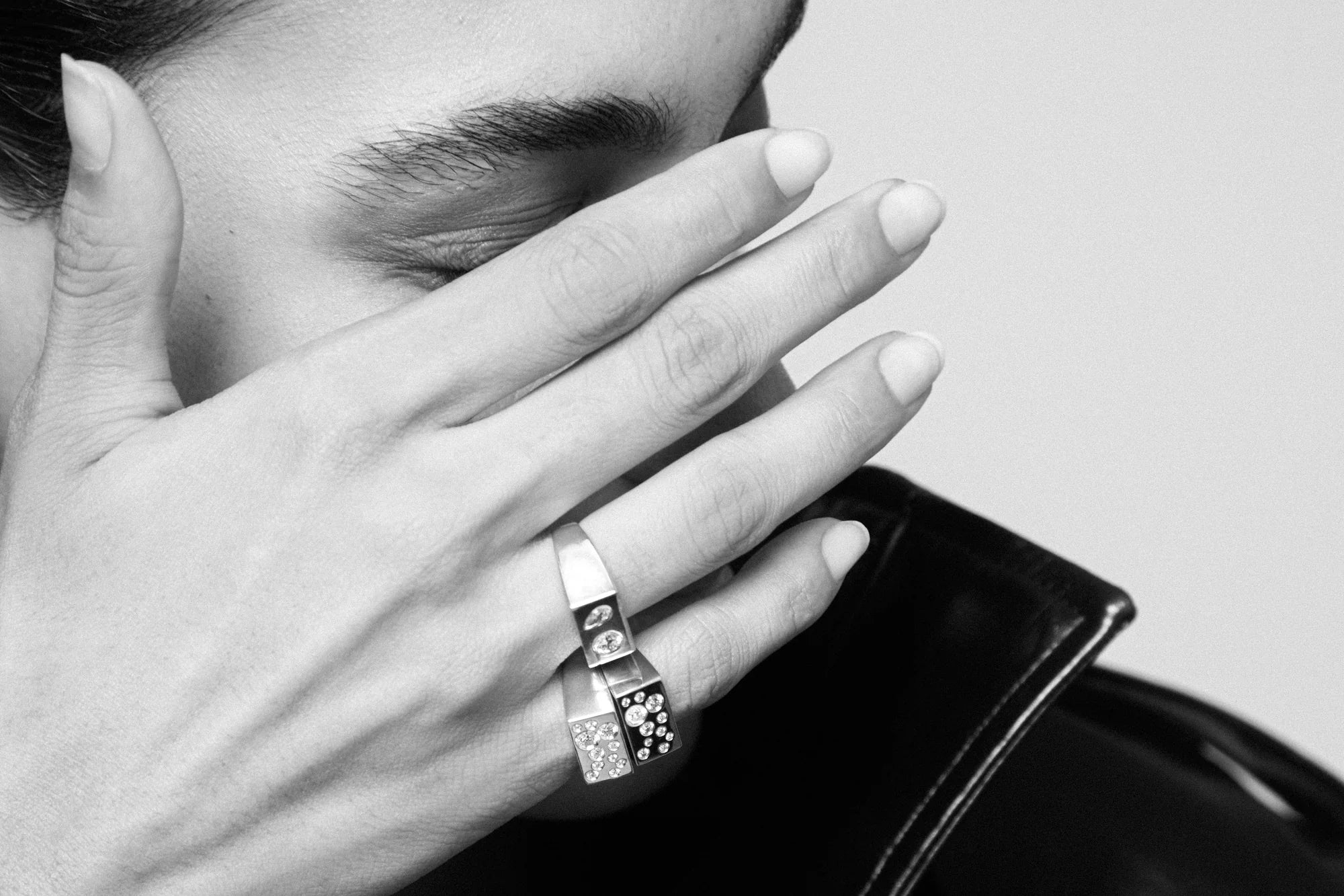 Margaret Mae - Bague Moonlight Argent et Diamant