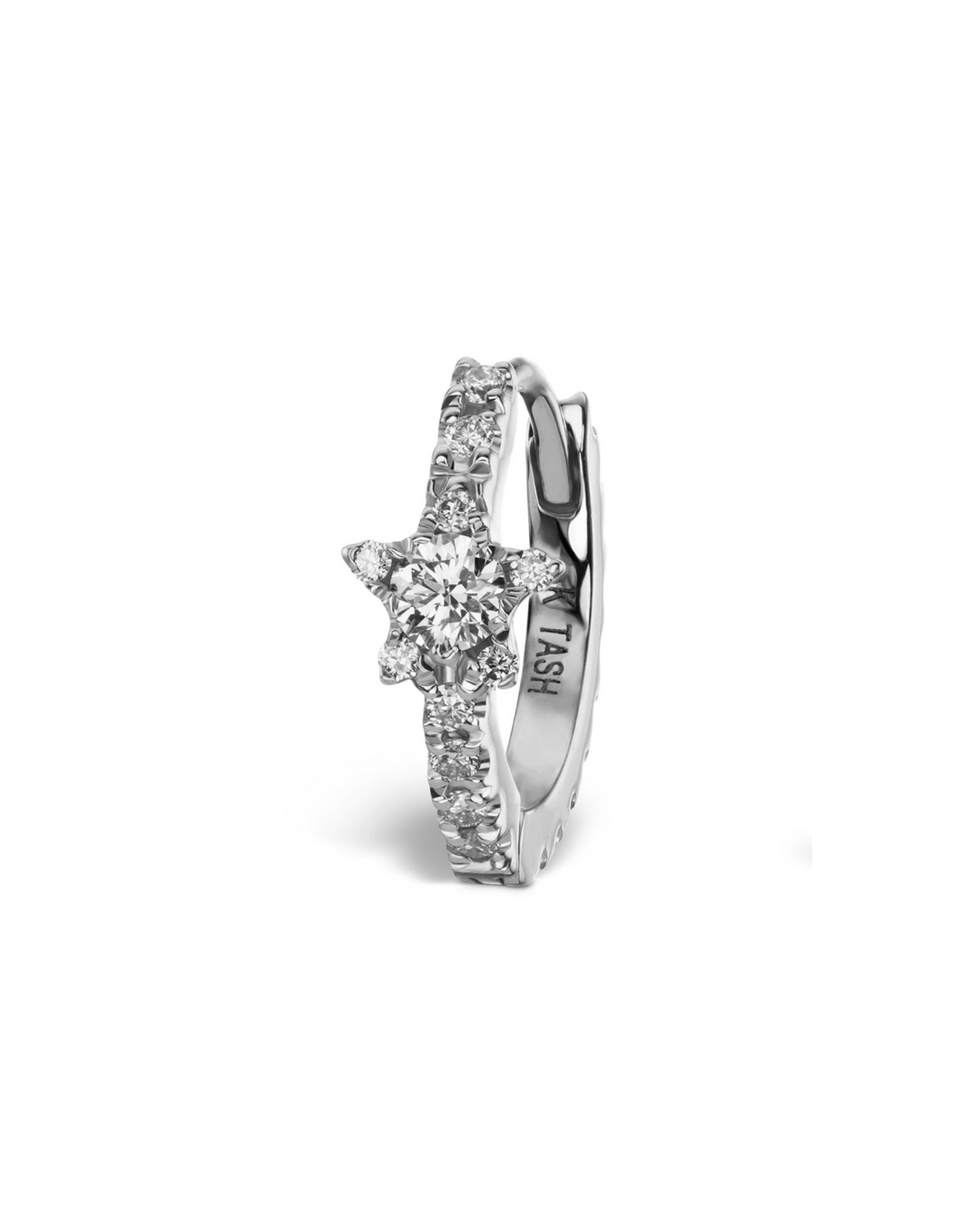 Maria Tash- 8mm Diamond Star Eternity Ring