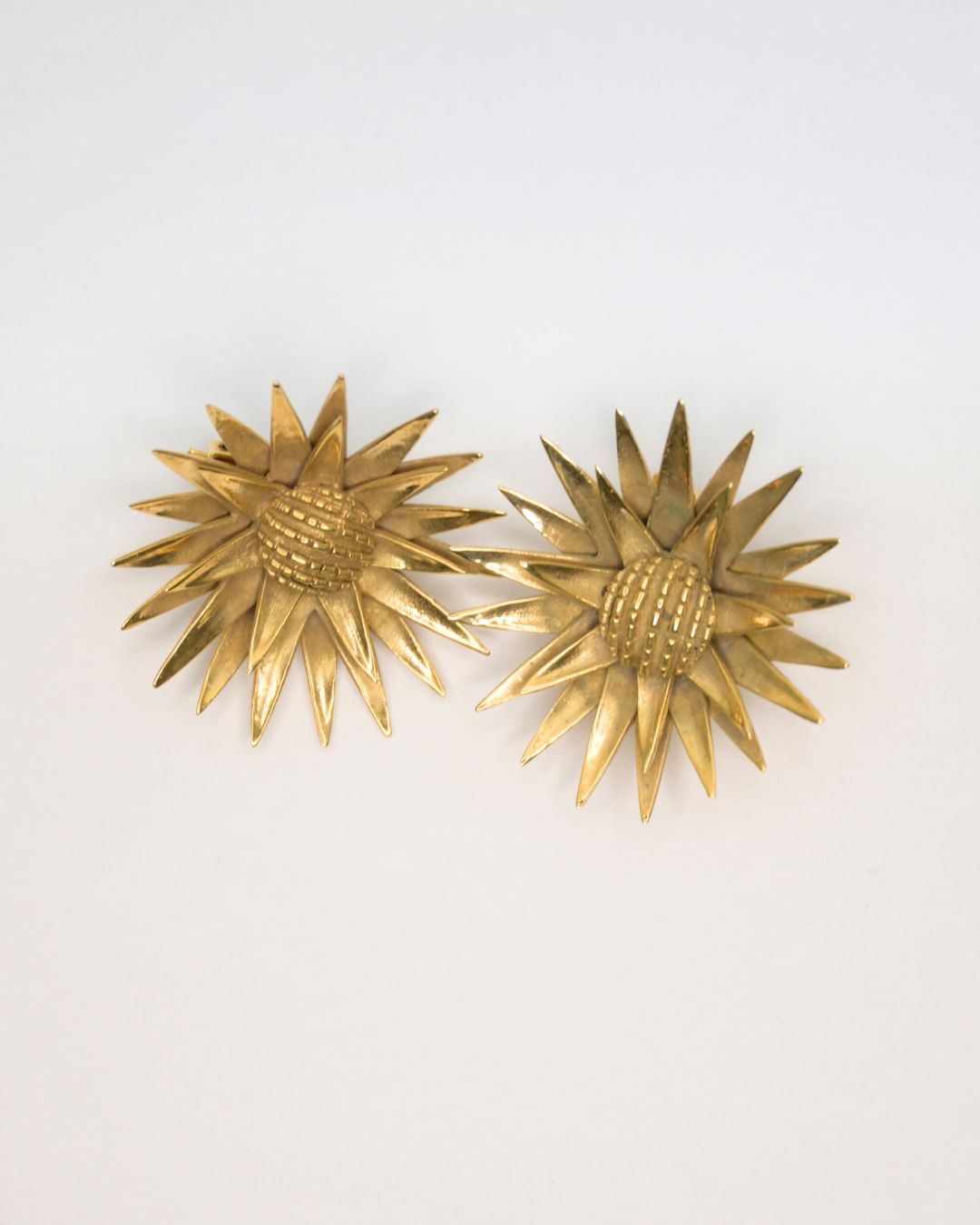 Caroline Du Chastel - Boucles d'oreilles Tournesol