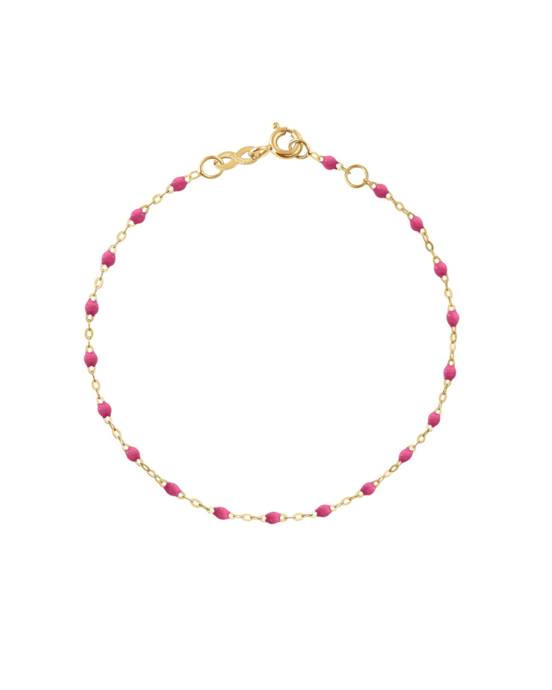 Bracelet bonbon Classique Gigi, or jaune, 17 cm