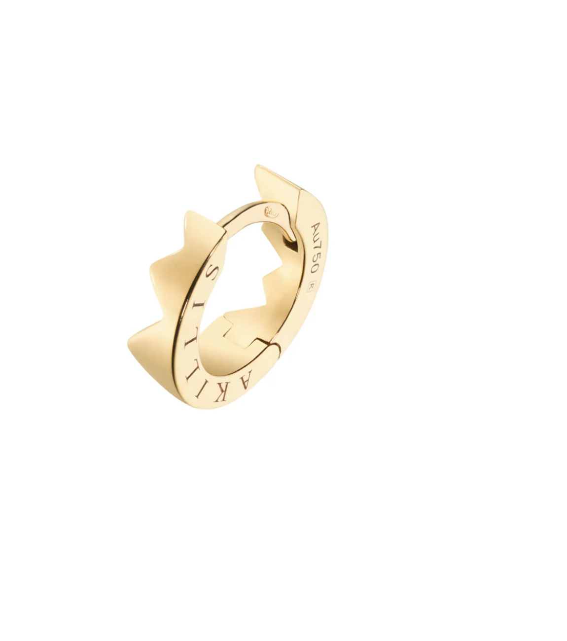 Akkilis- Boucle d'oreille Gauche Capture Light Or jaune