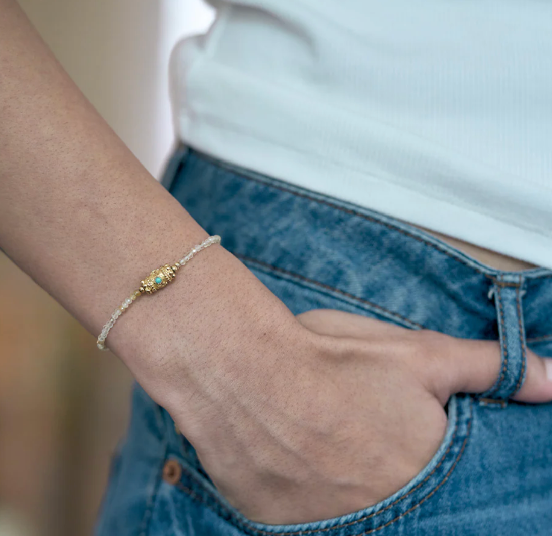 Bracelet Rakhi Yuvy 3 Turquoise