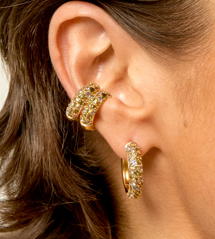 Mya Bay - EARCUFF - GREY CHAMPAGNE