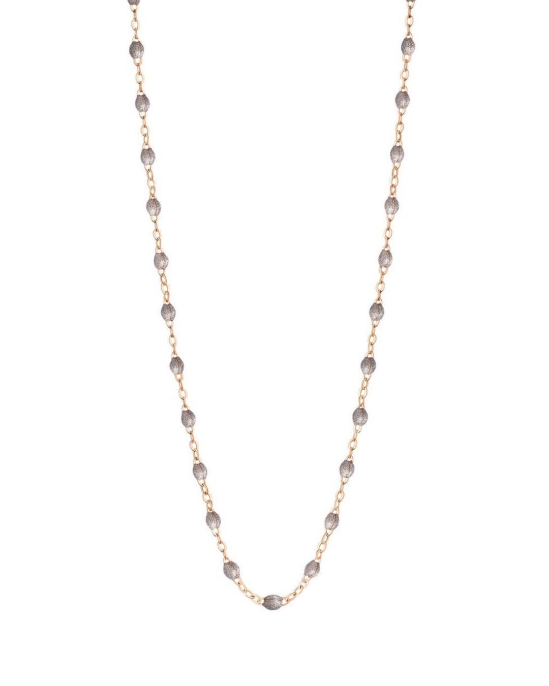 Collier argent Classique Gigi, or rose, 42 cm