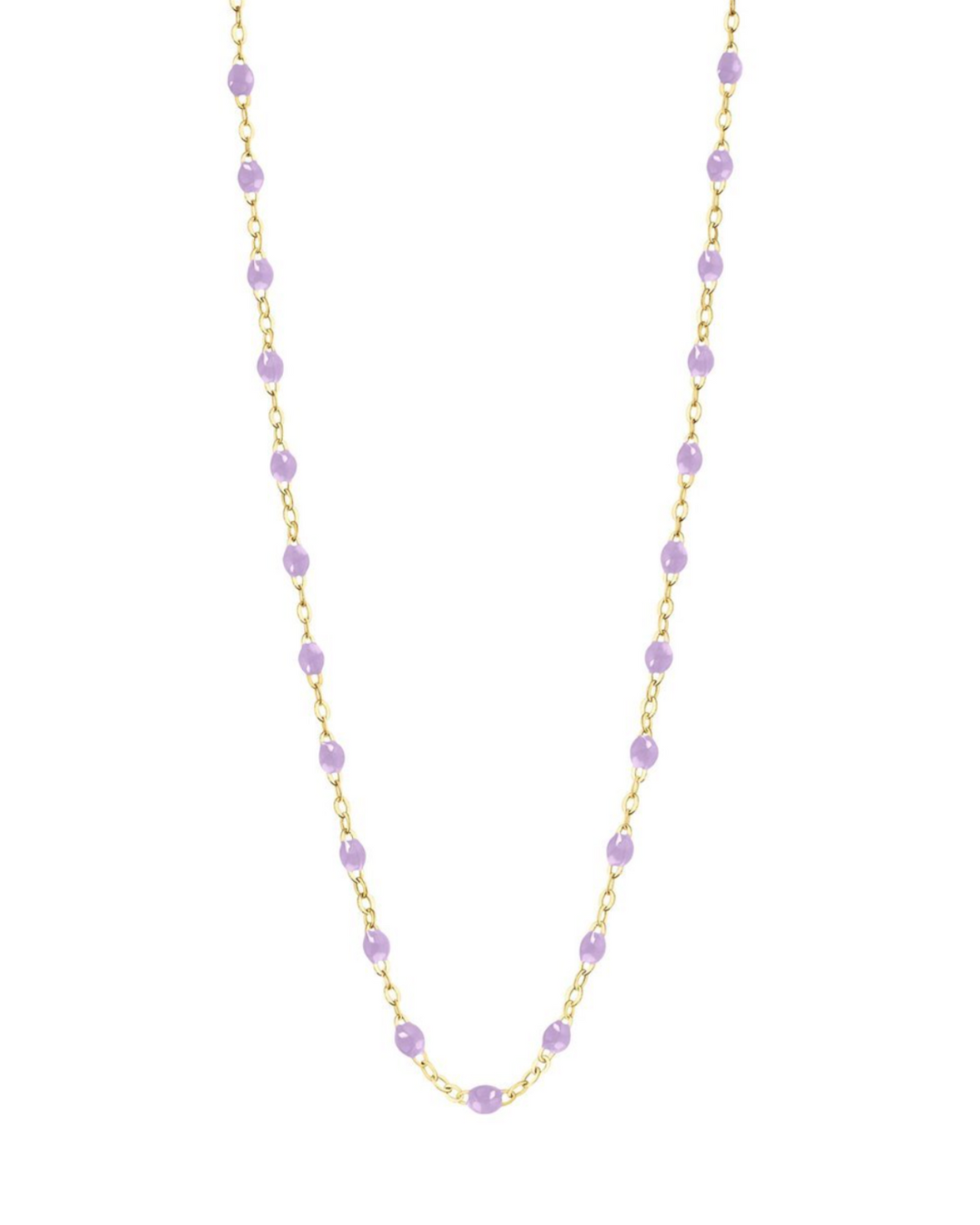 Gigi Clozeau- Collier parme Classique Gigi, or jaune, 42 cm