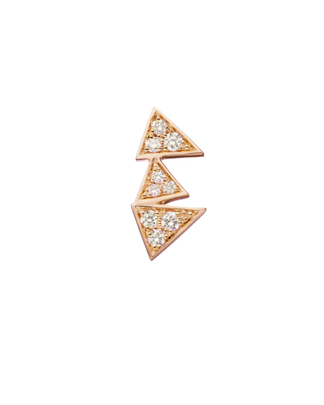 Akillis - Boucle d'oreille Capture Me diamants Or rose