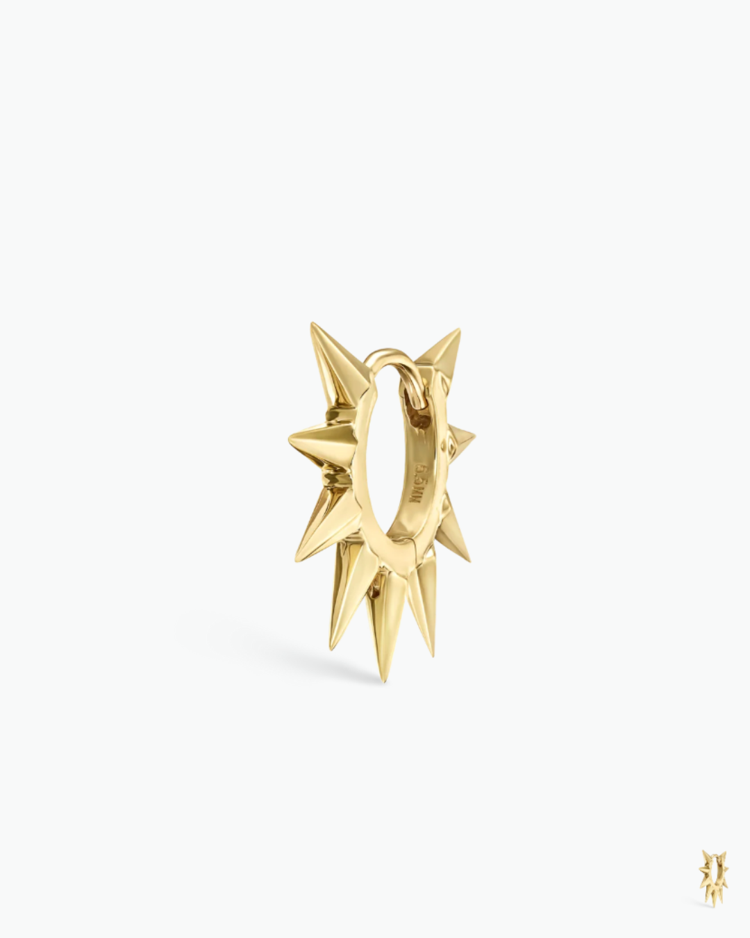 Maria Tash - Metal Mohawk Hoop Earring