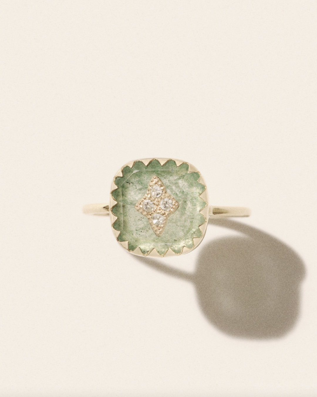 Pascale Monvoisin - Ring PIERROT AVENTURINE QUARTZ