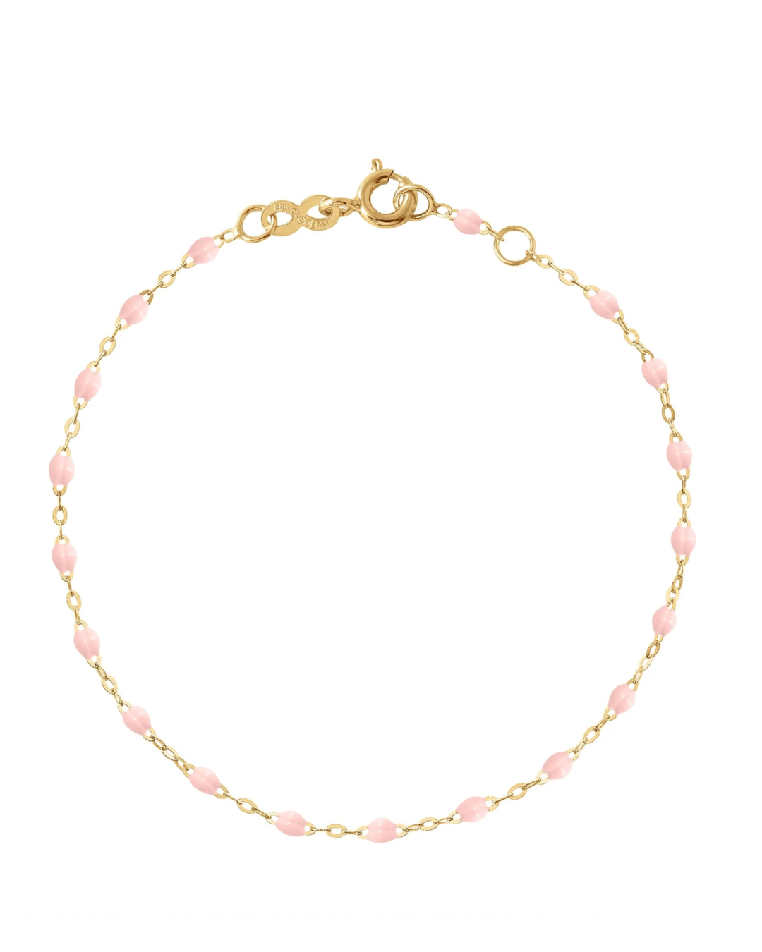 Gigi Clozeau - Bracelet rose bébé Classique Gigi, or jaune, 17 cm