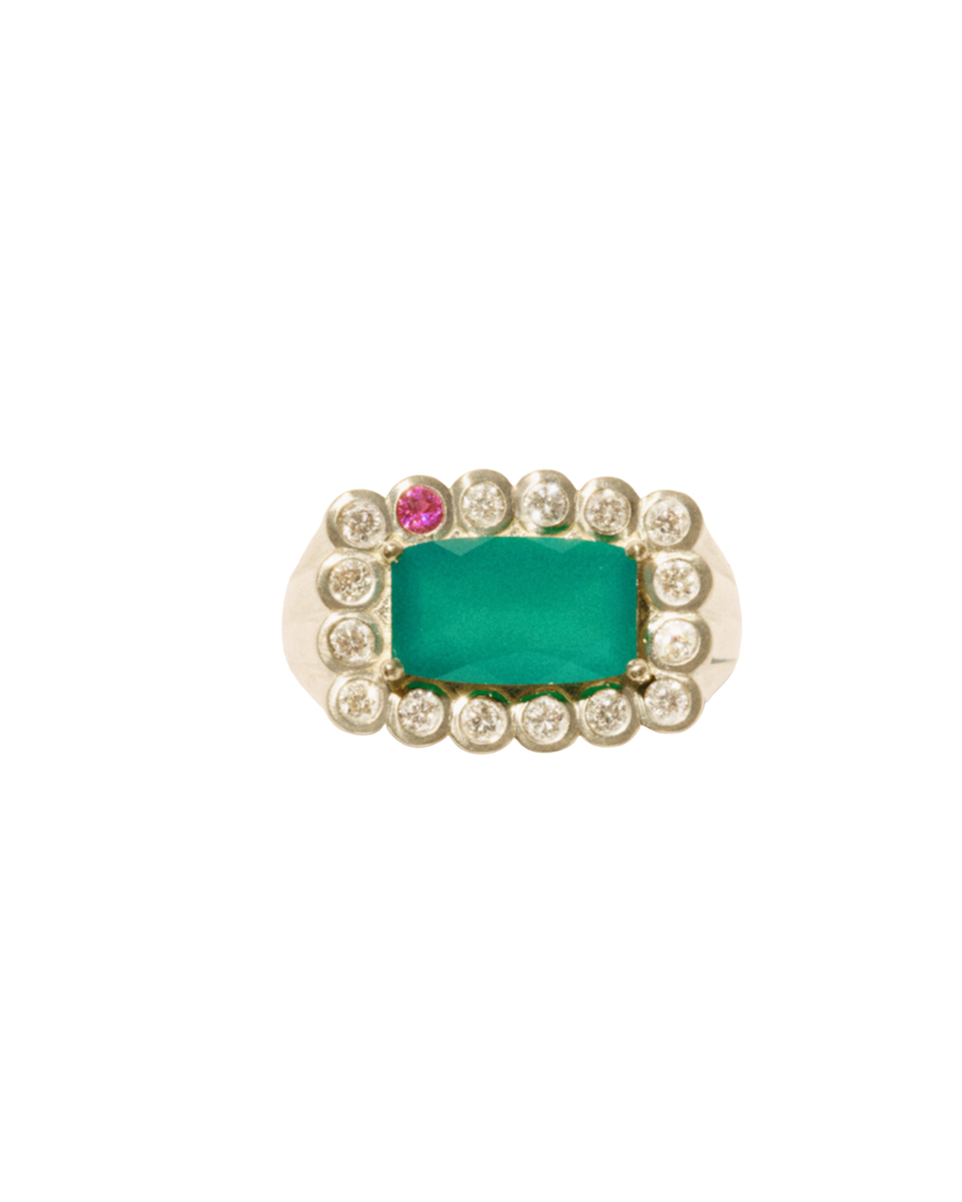Pascale Monvoisin - Bague ROBIN N°2 CALCEDOINE VERT