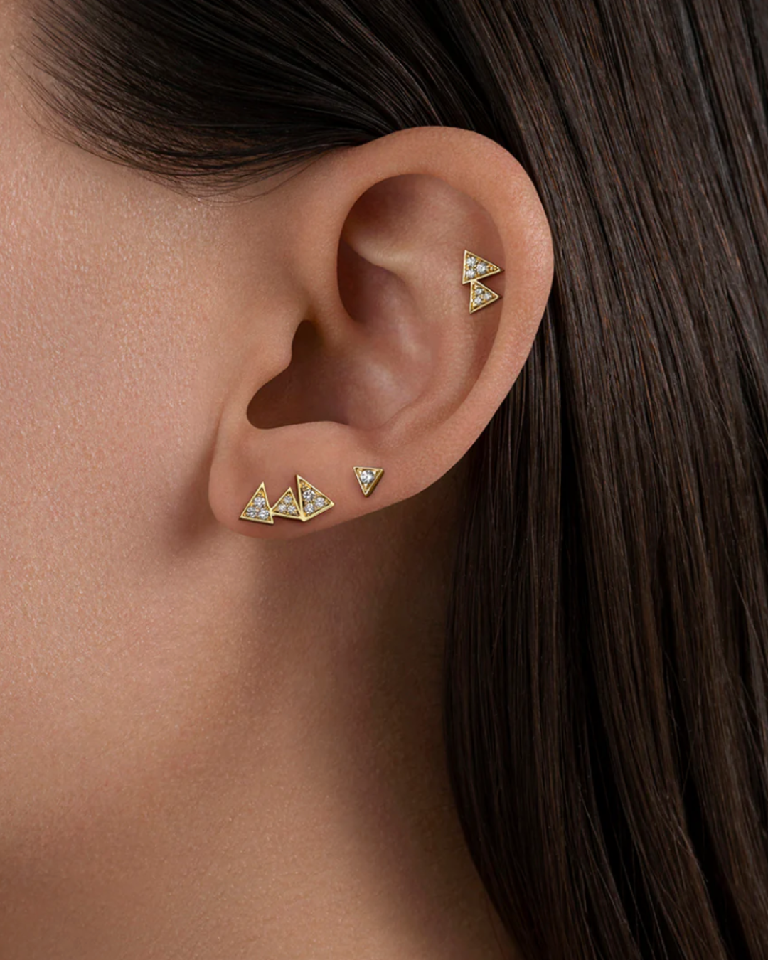 Akillis - Boucle d'oreille Capture Me diamants Or rose
