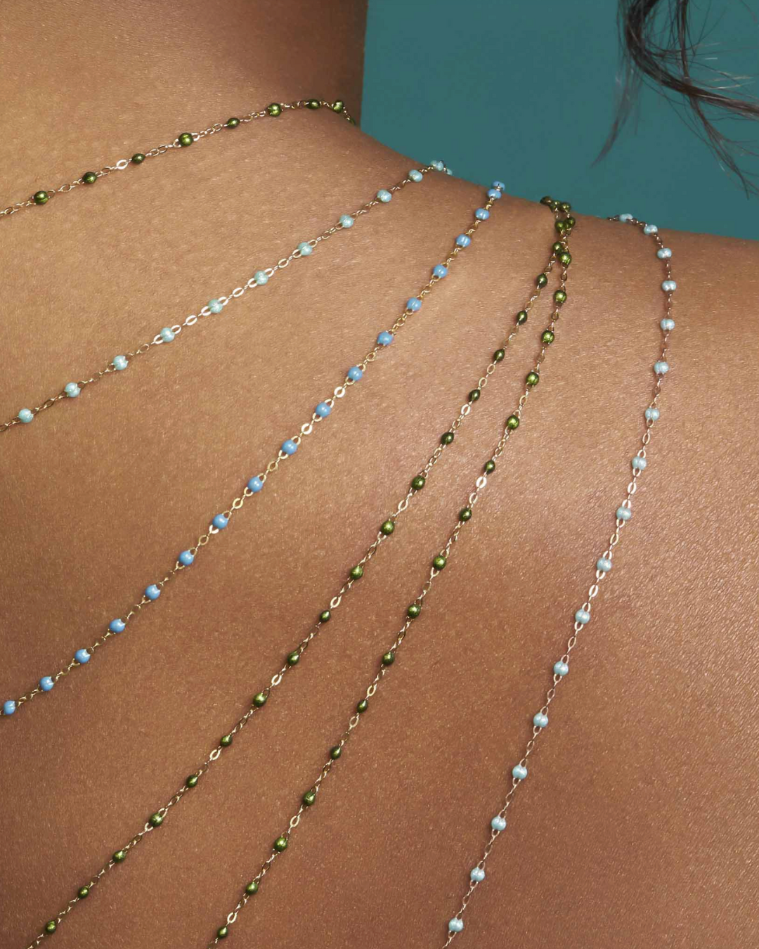 Gigi Clozeau - Collier scarabée Classique Gigi, or jaune, 42 cm