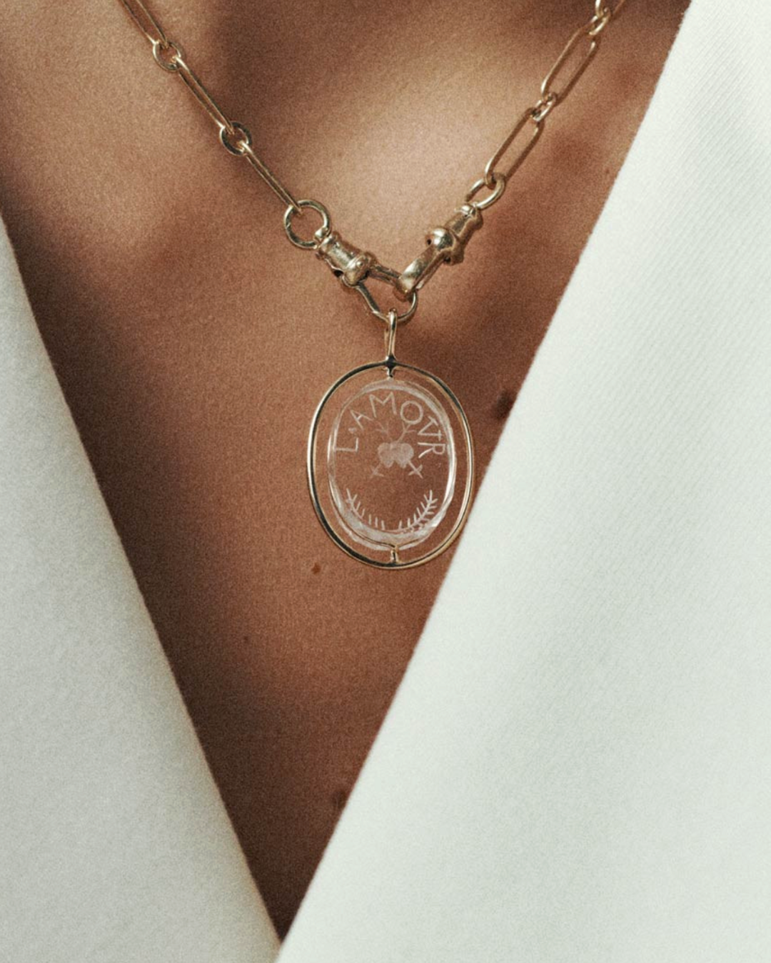 Pascale Monvoisin - Collier L'AMOUR N°2 CRISTAL