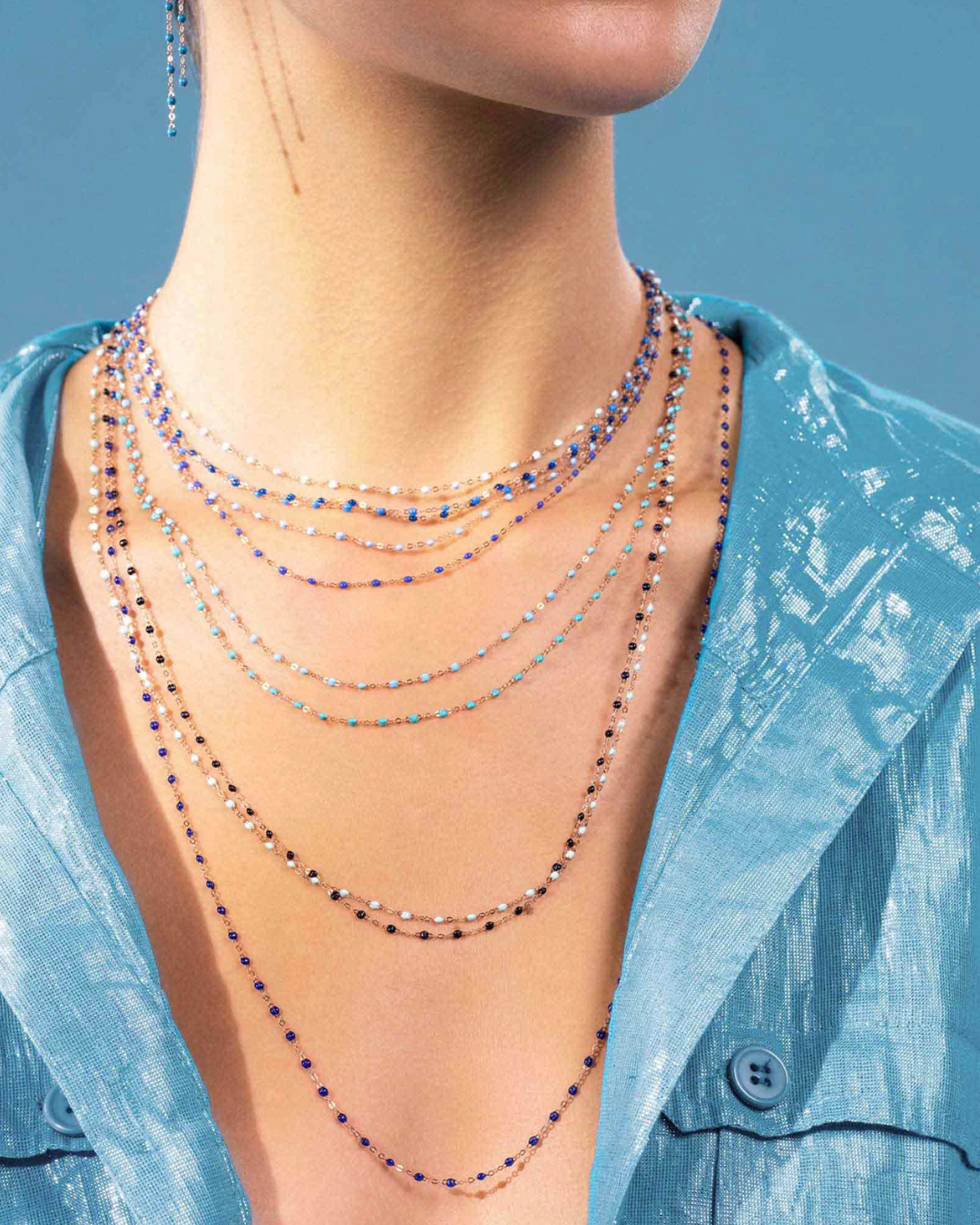 Gigi Clozeau - Collier nuit Classique Gigi, or jaune, 42 cm