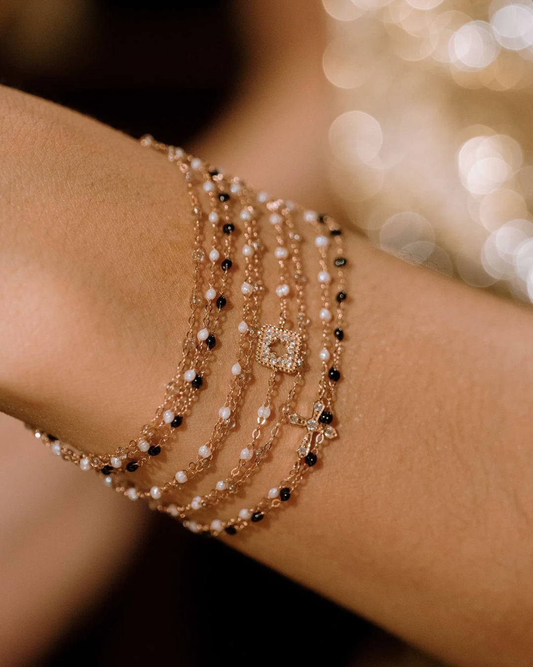 Gigi Clozeau - Bracelet Croix Vintage Opale