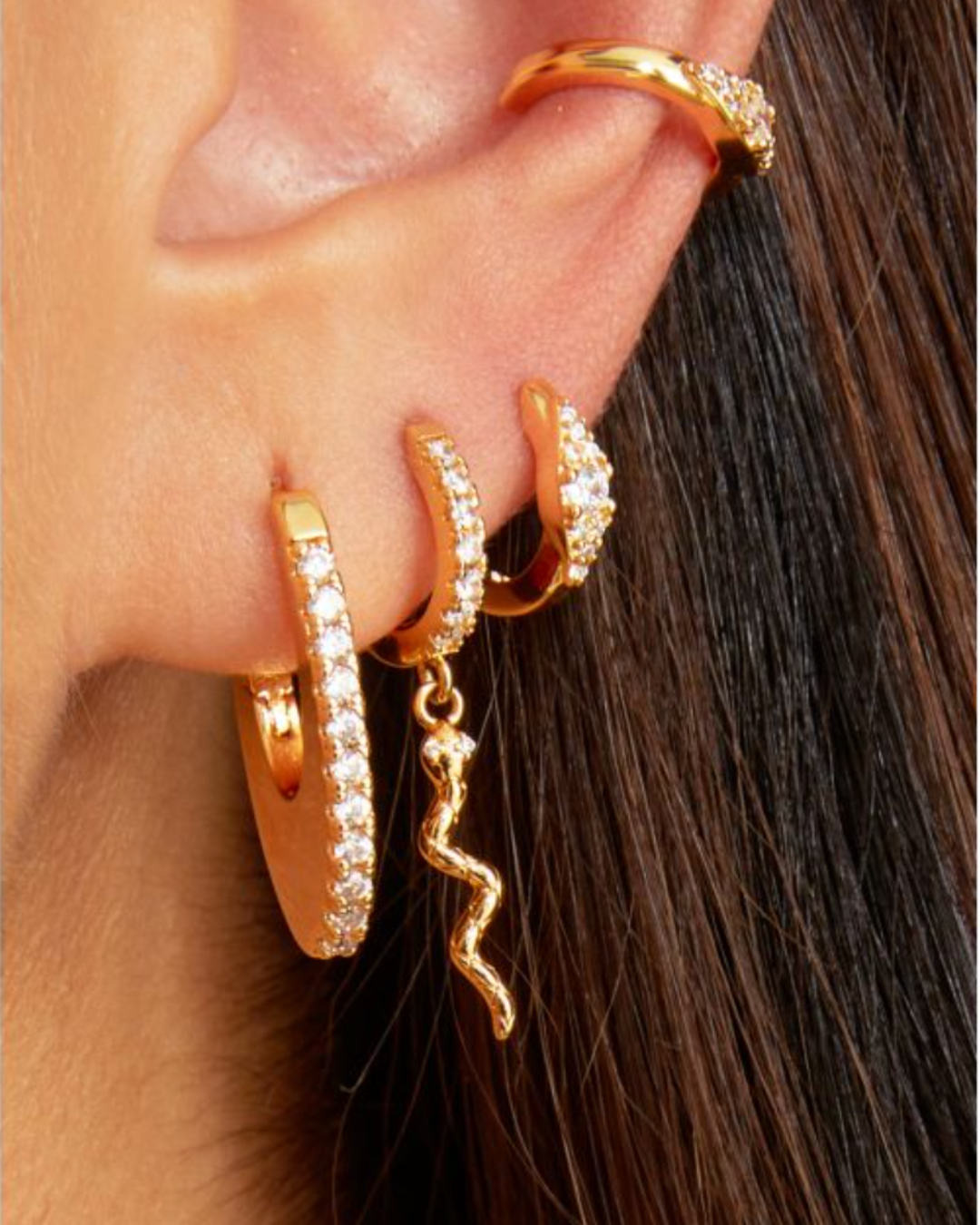 Mya Bay - Boucles d'oreilles Little snake