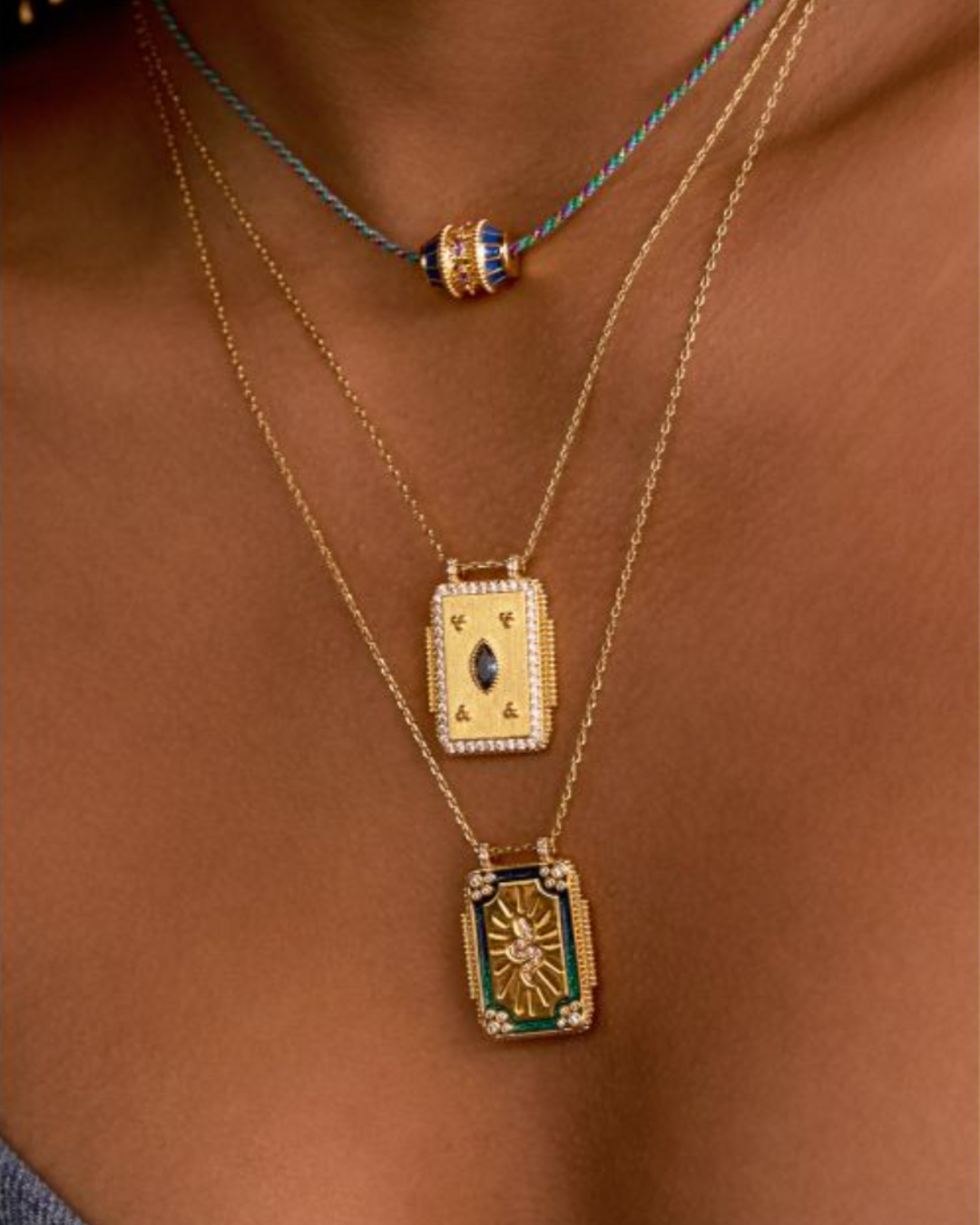 Mya Bay - Collier Blue Mystic Twice Bohème