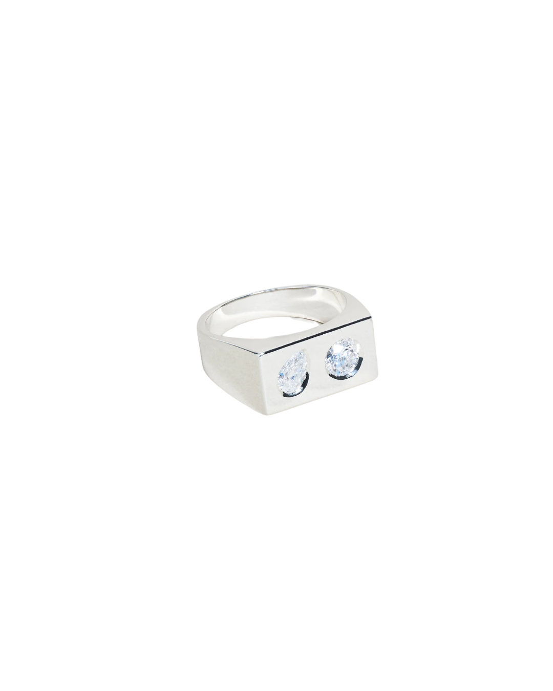 Margaret Mae - Bague Moonlight Argent et Diamant