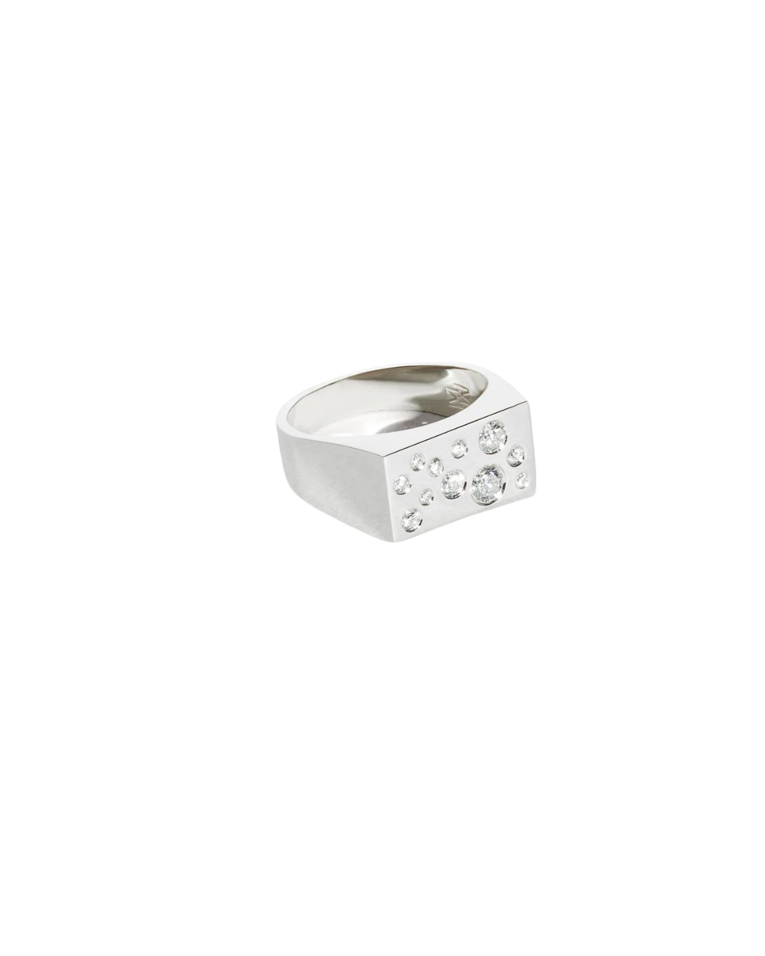 Margaret Mae -Bague Raindrop Argent et Diamant