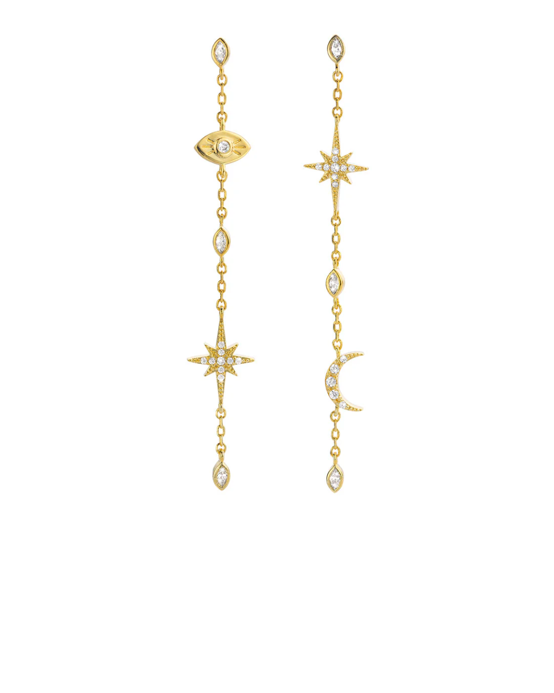 Mya Bay - boucles d'oreille constellation