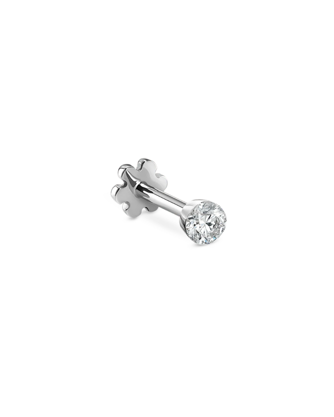 Maria Tash - 1.5mm Invisible Set Diamond Threaded Stud Earring