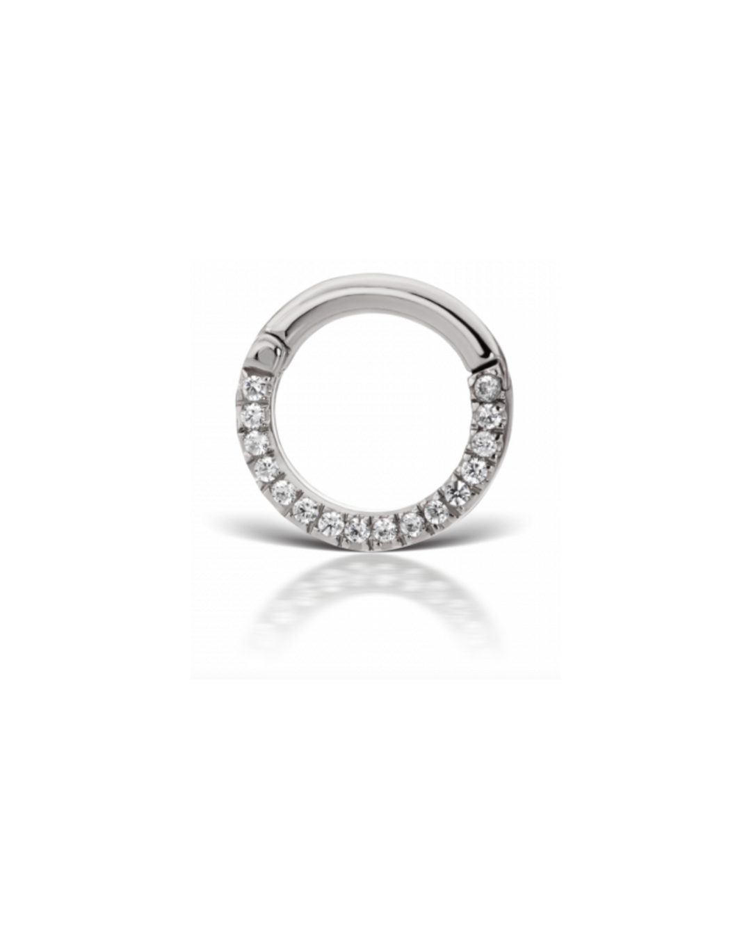 Maria Tash - 6.5mm Cubic Zirconia Horizontal Eternity Clicker
