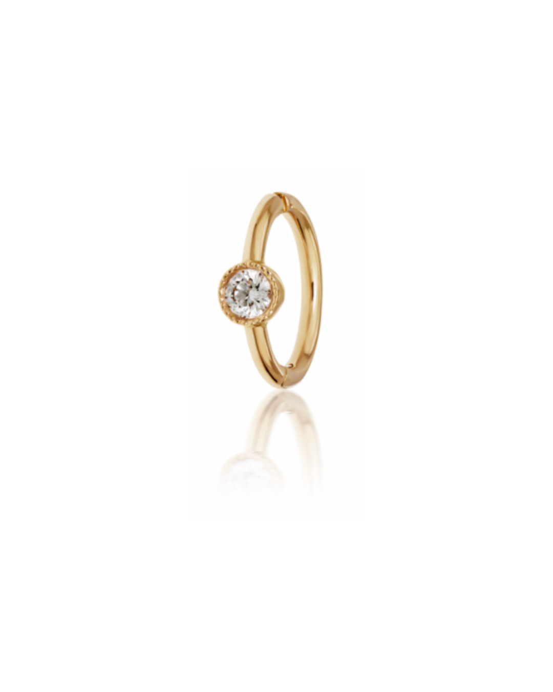 Maria Tash - 6.5mm Scalloped Diamond Clicker