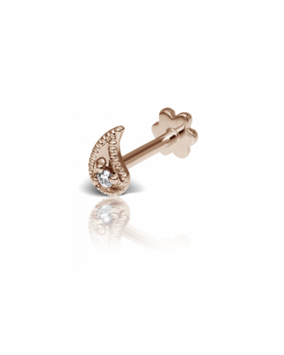 Maria Tash - Diamond Paisley Threaded Stud (Right)