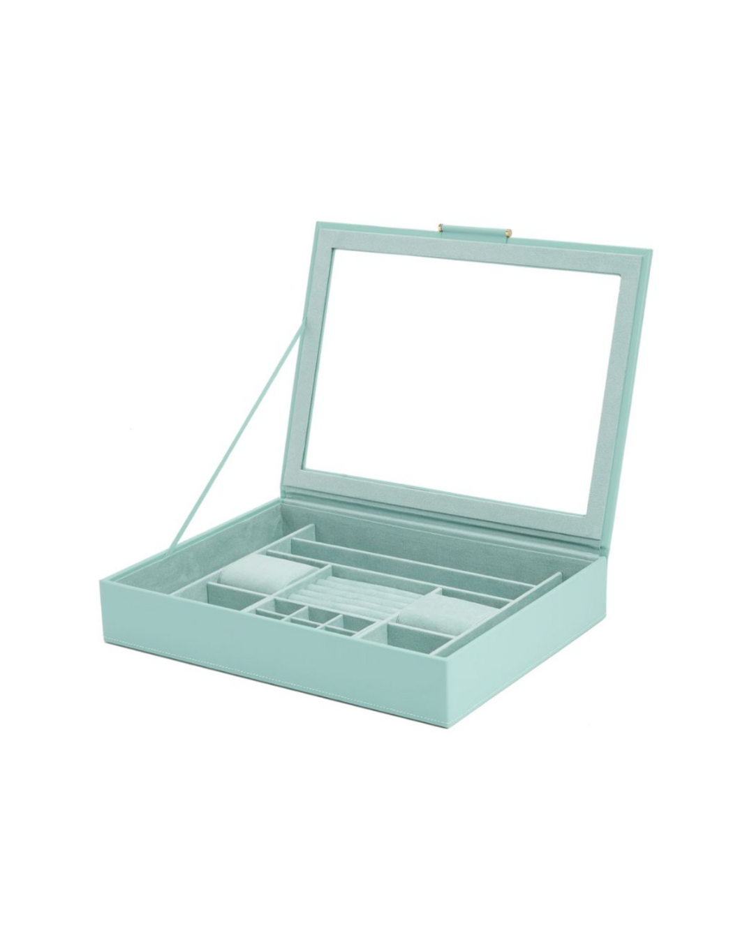 Wolf - Sophia Jewelry Box with Window Jade