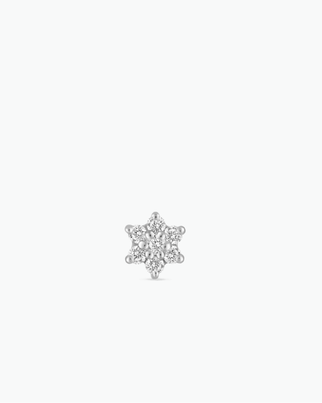 Maria Tash - 3mm Diamond Flower Threaded Stud