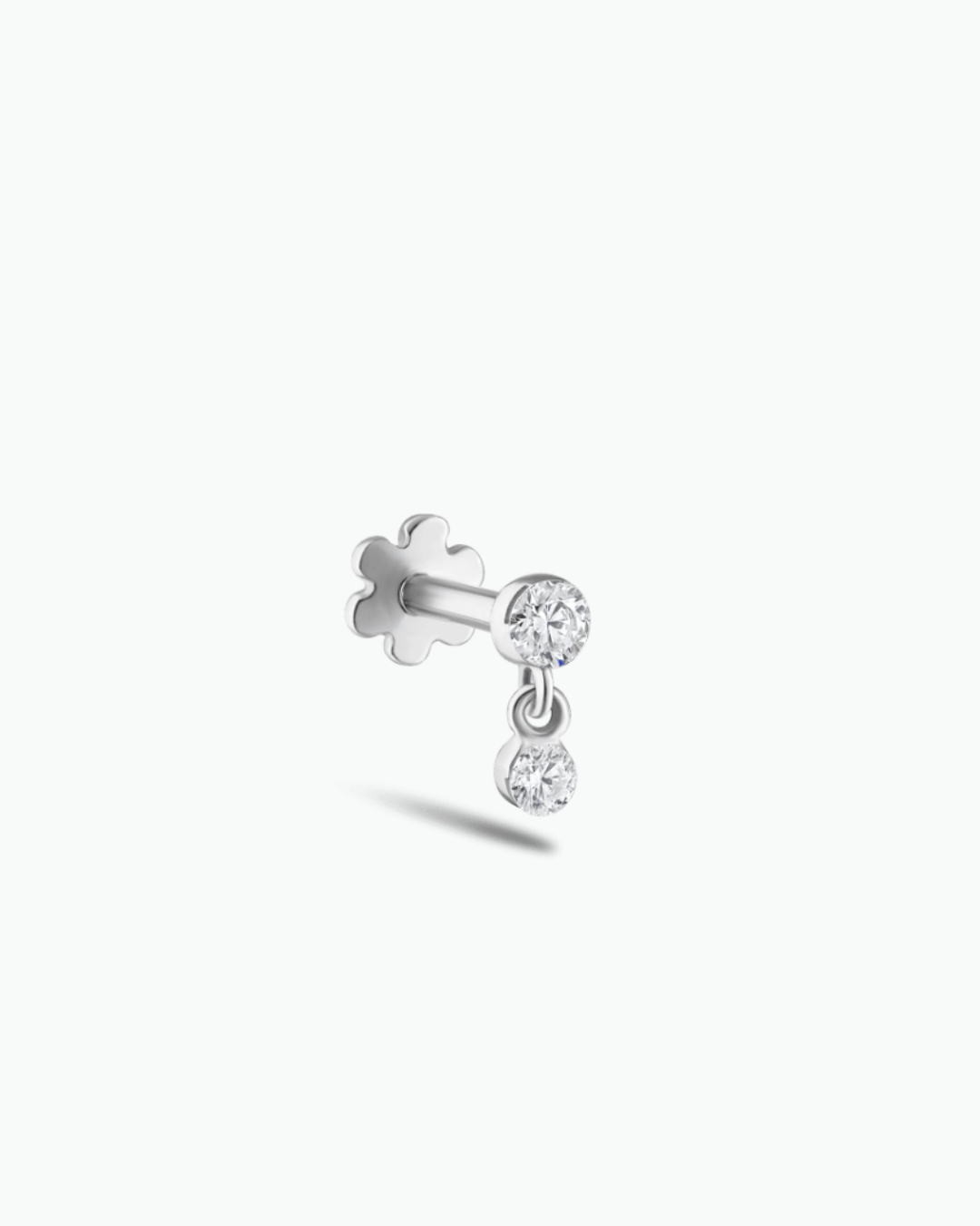 Maria Tash - 2mm-1.5mm Invisible Set Diamond Dangle