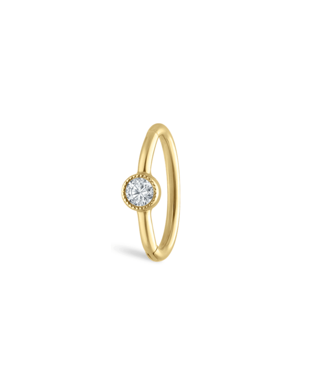 Maria Tash - 8mm Scalloped Diamond Clicker