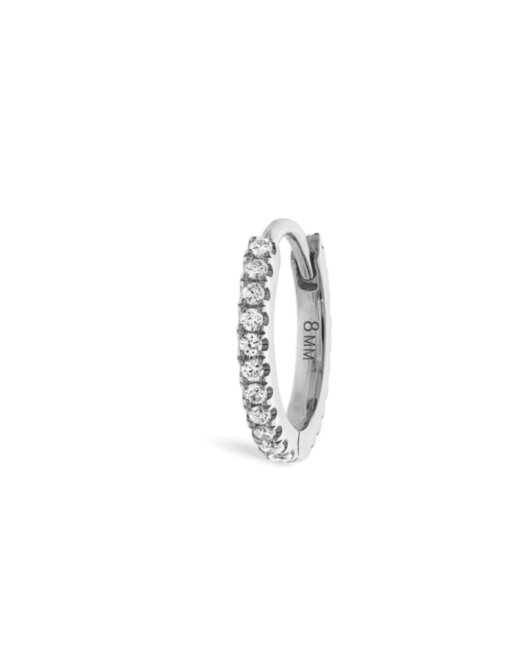 Maria Tash - 8mm Diamond Eternity Ring