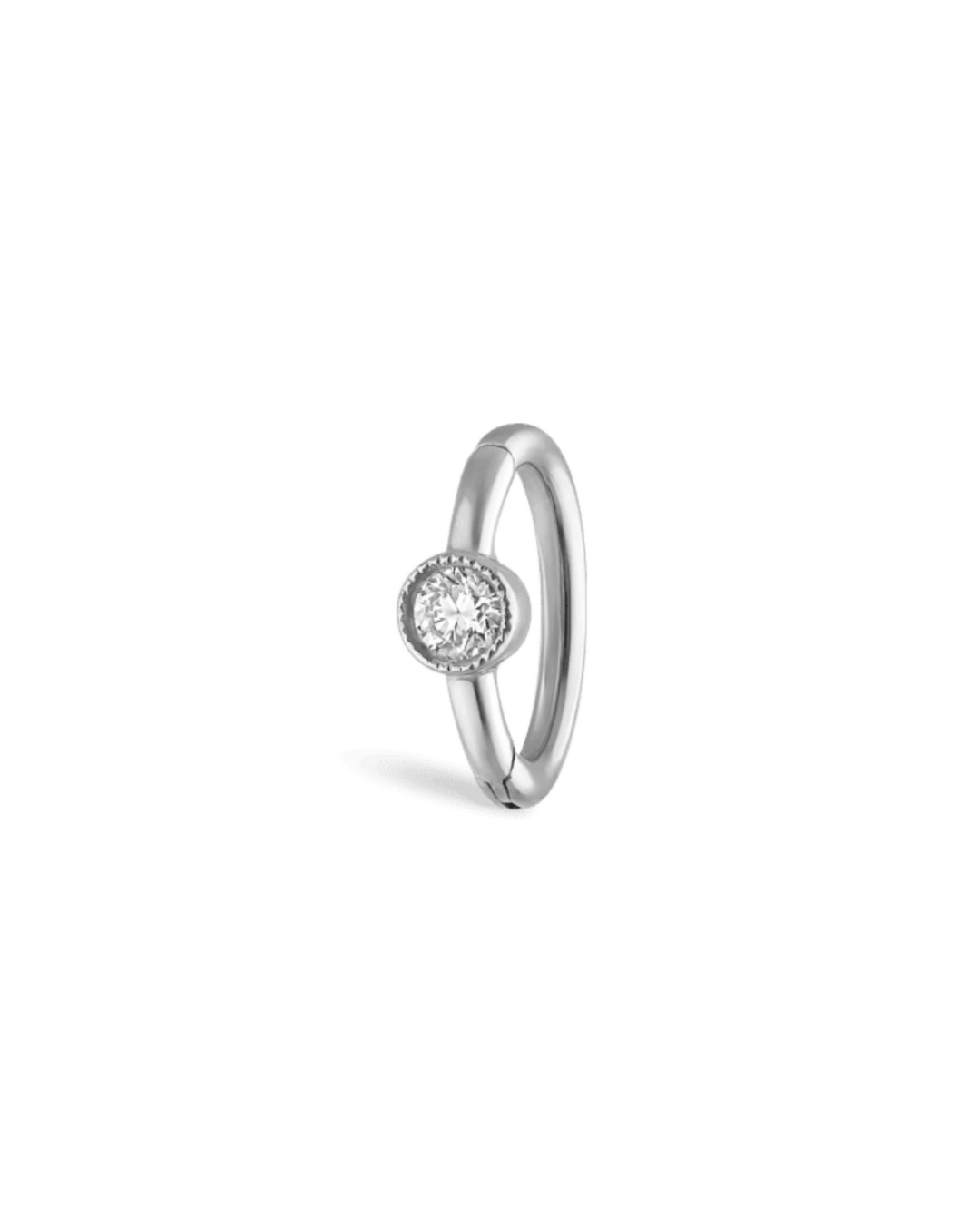 Maria Tash - 6.5mm Scalloped Diamond Clicker
