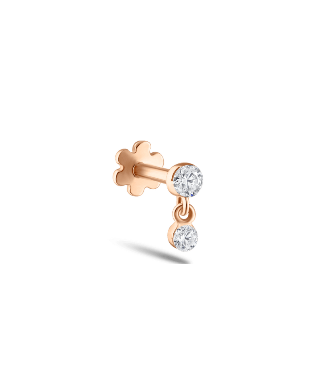 Maria Tash - 3mm-2mm Invisible Set Diamond Dangle