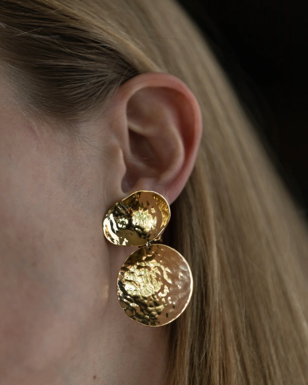 Caroline du Chastel - Hammered Earrings Clips