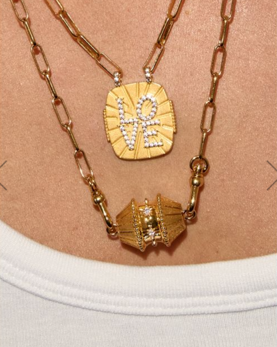 Mya Bay - Collier Gold Big Talisman