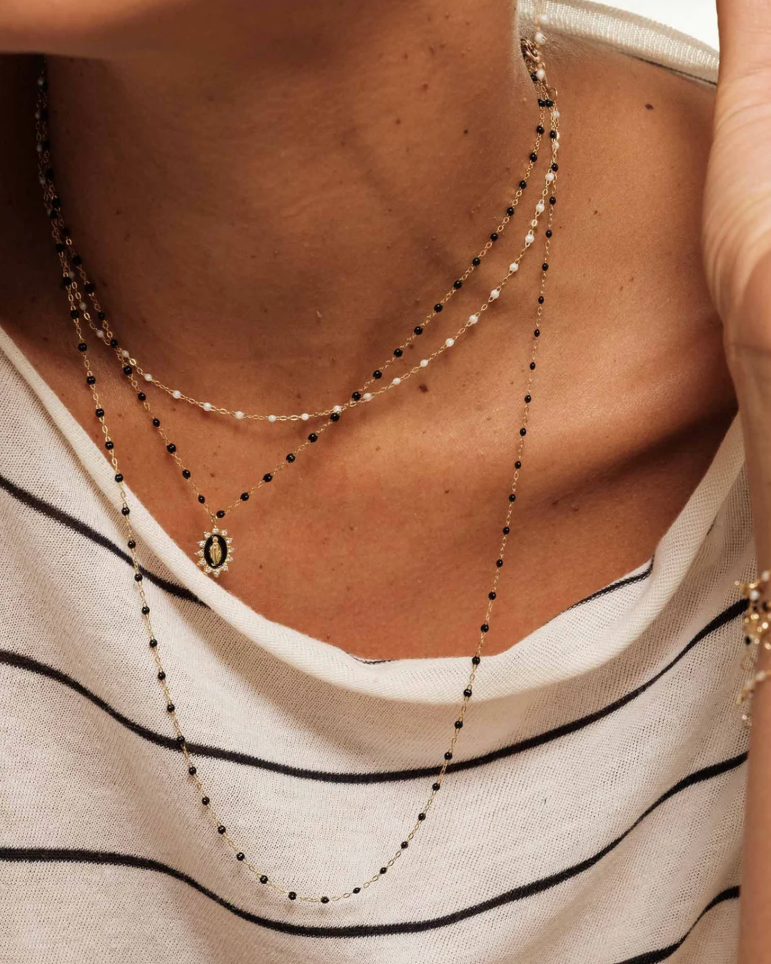 Gigi Clozeau- Collier opale Classique Gigi, 42 cm