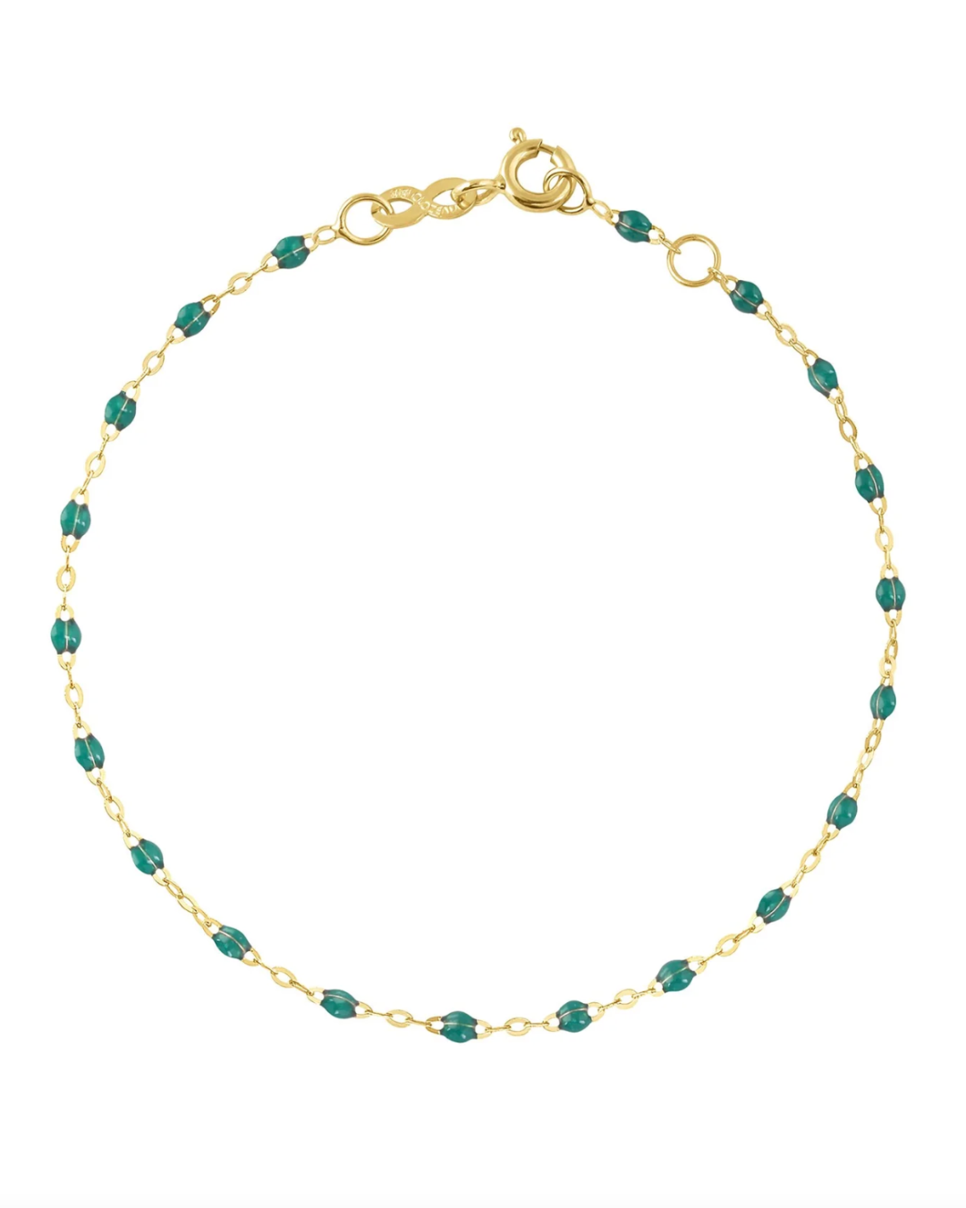 Gigi Clozeau- Bracelet émeraude Classique Gigi, or jaune, 17 cm