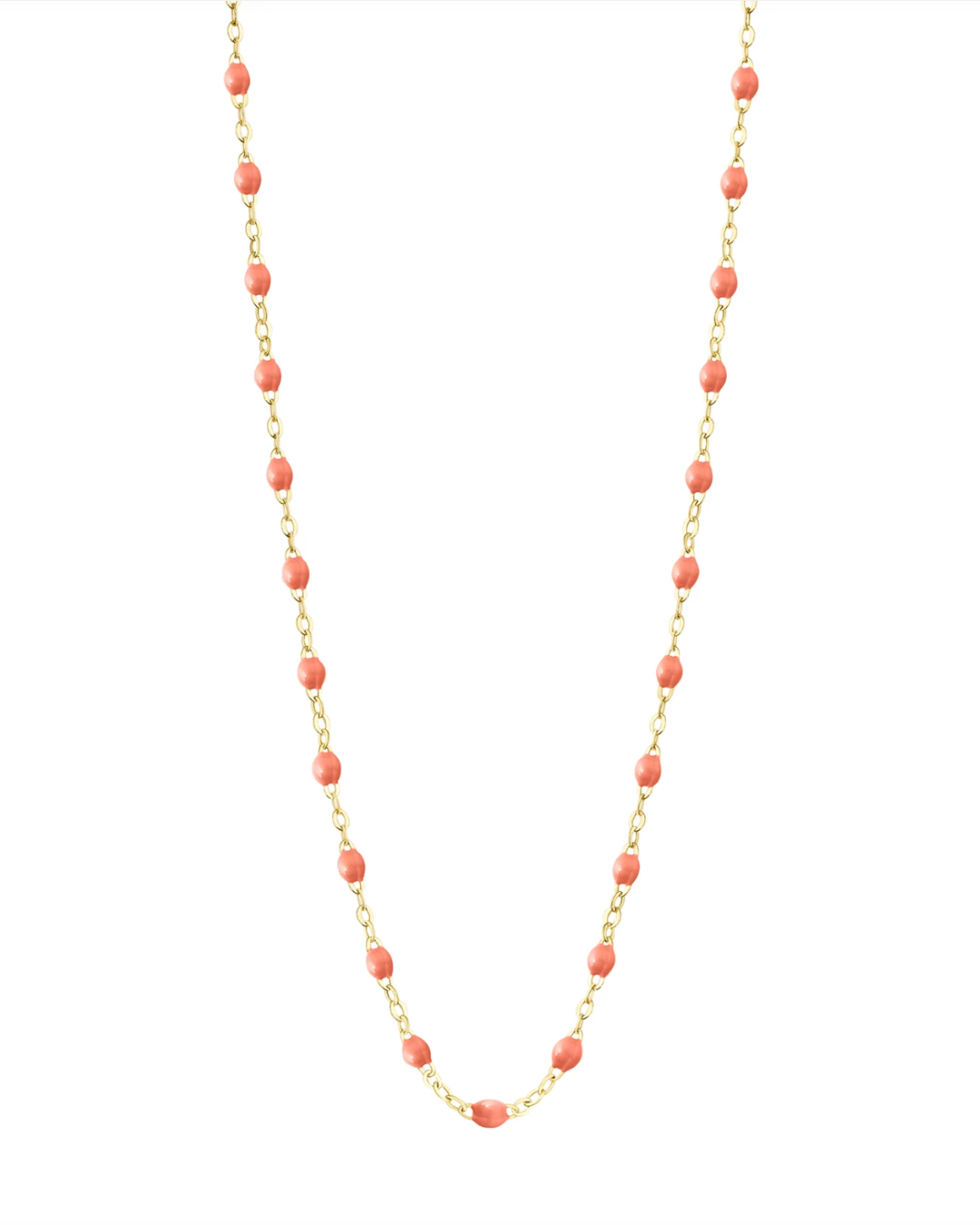 Gigi Clozeau- Collier saumon Classique Gigi, or jaune, 42 cm