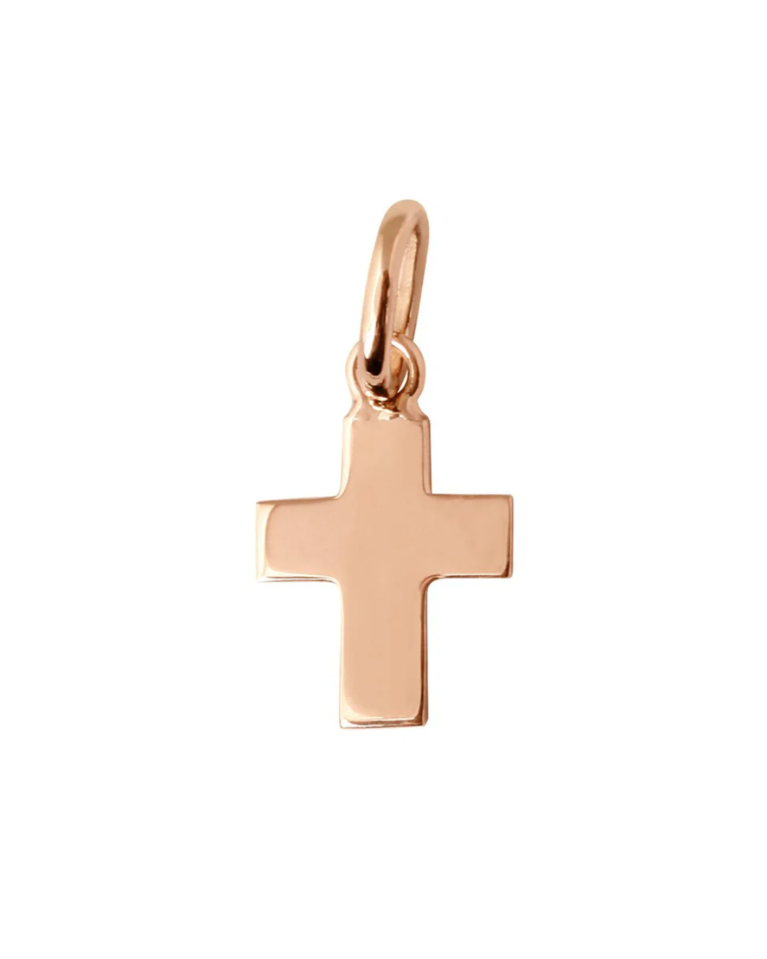 Gigi Clozeau-Pendentif Croix, or rose
