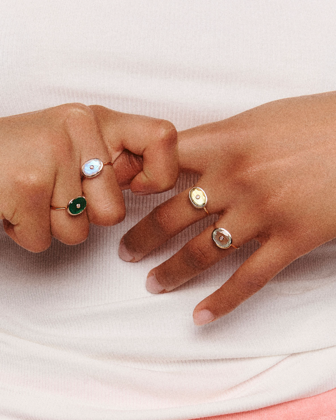 Pascale Monvoisin - Bague ORSO PIERRE DE LUNE