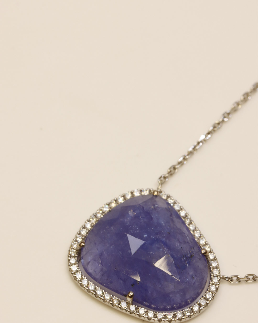 Tsien Jewelery - Tanzanite Slice Necklace