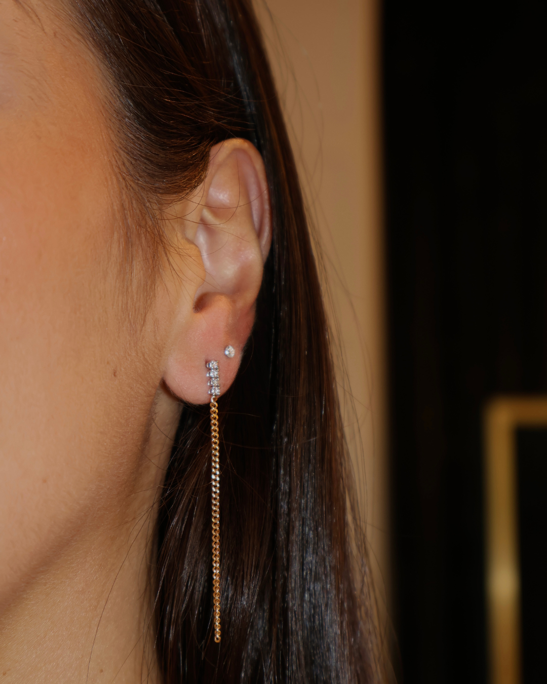 Tsien Jewellery - Boucle unique Tennis Chaine