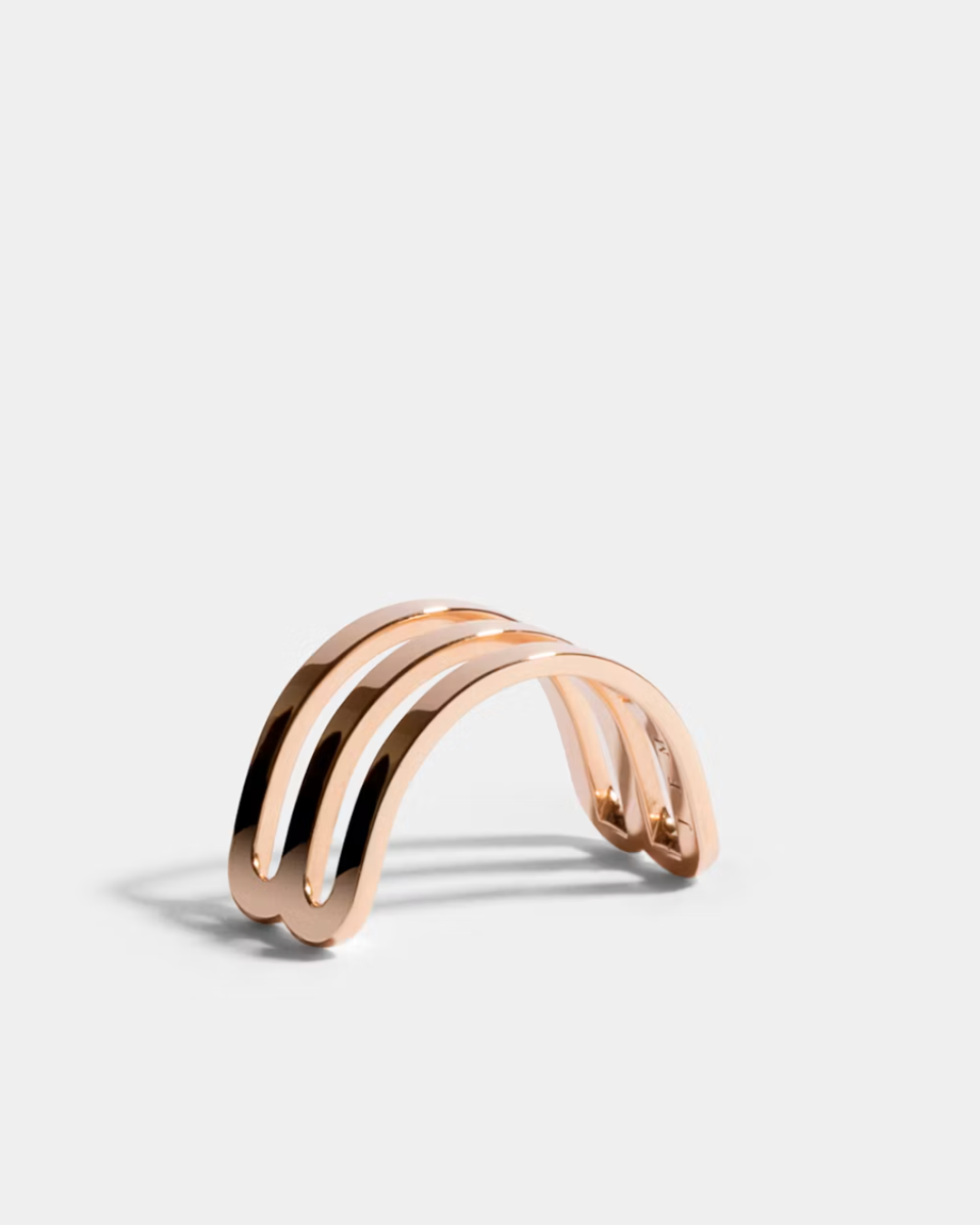 JEM - Demi-bague Double Étreintes