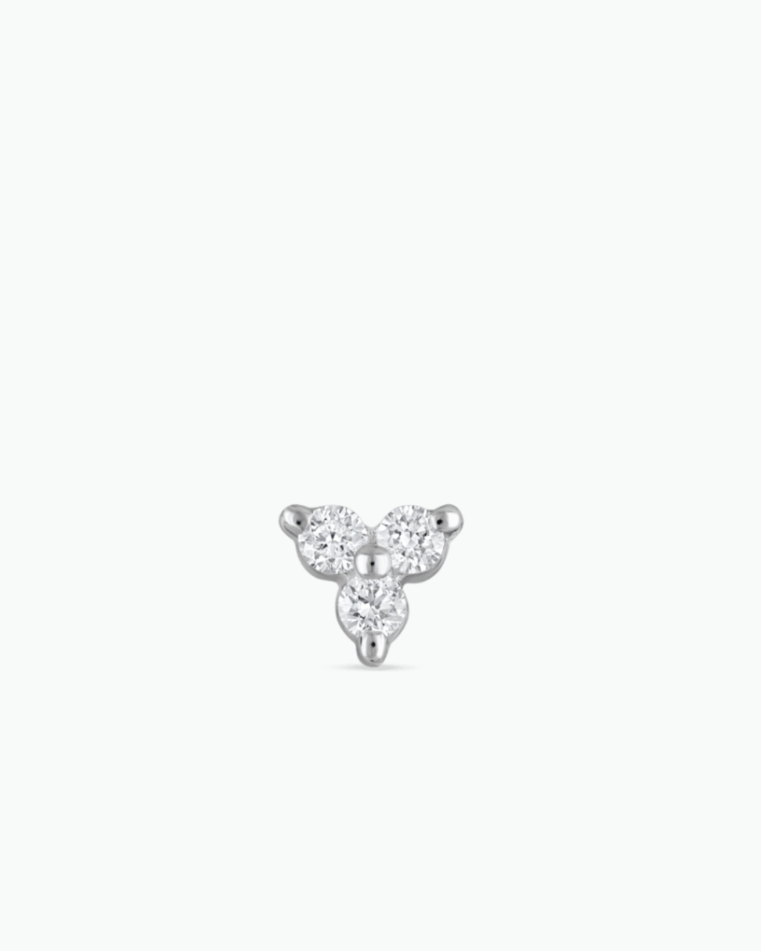 Maria Tash - Diamond Trinity Threaded Stud
