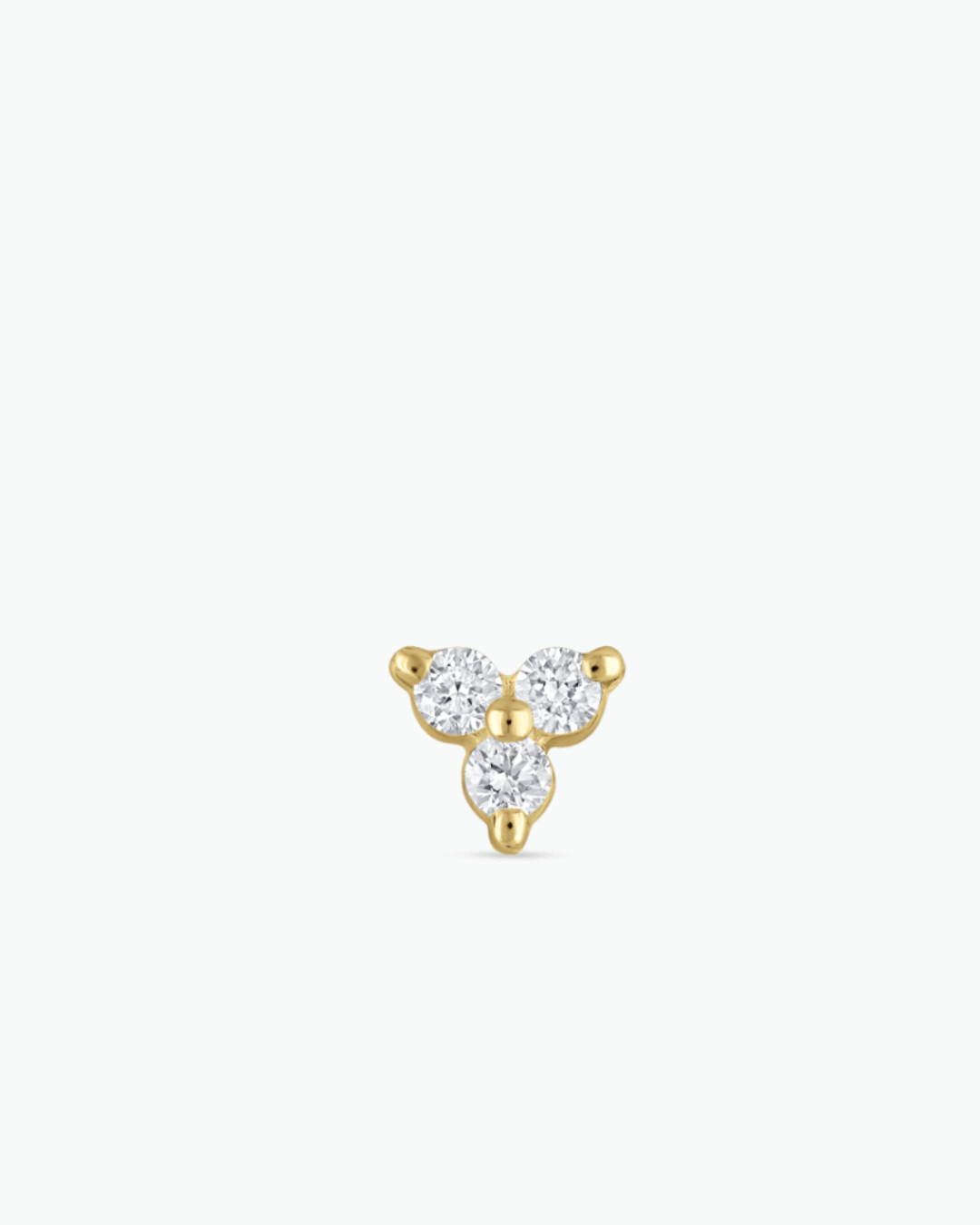Maria Tash - Diamond Trinity Threaded Stud